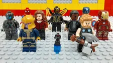 LEGO Minifigure Marvel Super Heros Thanos Nick Thor Ultron Lot Set Bulk Sale
