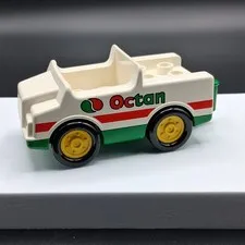 Lego Duplo Town Race Octan Car Motorbike Transporter - 1994