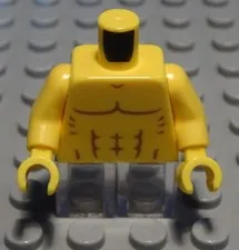 Lego Figure Accessories Top Torso Yellow With Decor