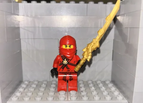 LEGO Ninjago Kai Minifigure With Golden Weapon