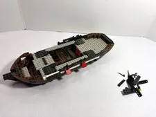 LEGO Pirates I: Partial Hull only Black Seas Barracuda 6285 (1989) LOT B