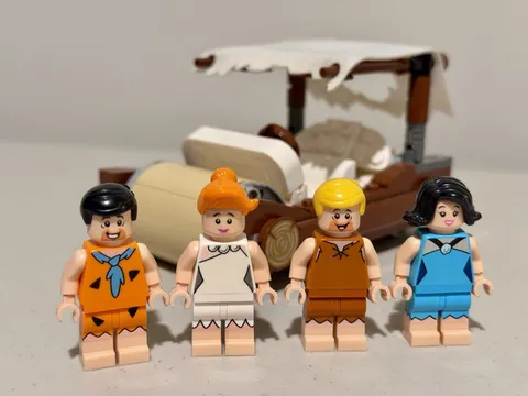LEGO The Flintstones Minifigure Lot (21316) Fred Wilma Barney Betty Flintmobile