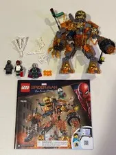 LEGO Marvel 76128 Molten Man Battle COMPLETE w/ Minifigs & Manual