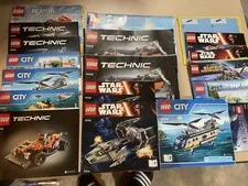 LEGO Instruction Manual lot of  20 - Star Wars Technic City