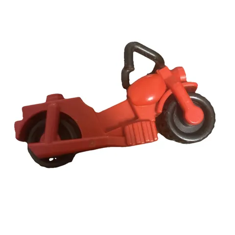 Lego Duplo Item Motorcycle Vintage red (approx. 2001)