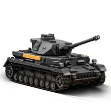 Military Tank Building Blocks Set, WW2 Tank Clamp Blocks Model Building Toy S...