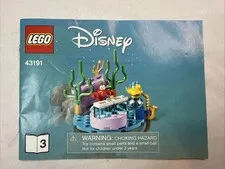 LEGO Disney 43191 Ariel's Celebration Boat Instruction Manual #3 Only