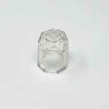 5331 LEGO Brick Round 2x2x1 2/3 Dome Crystal Top TRANSPARENT Clear Glass (1)