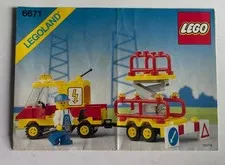 Lego Town Utility Repair Lift (6671) Instruction Booklet Only Legoland