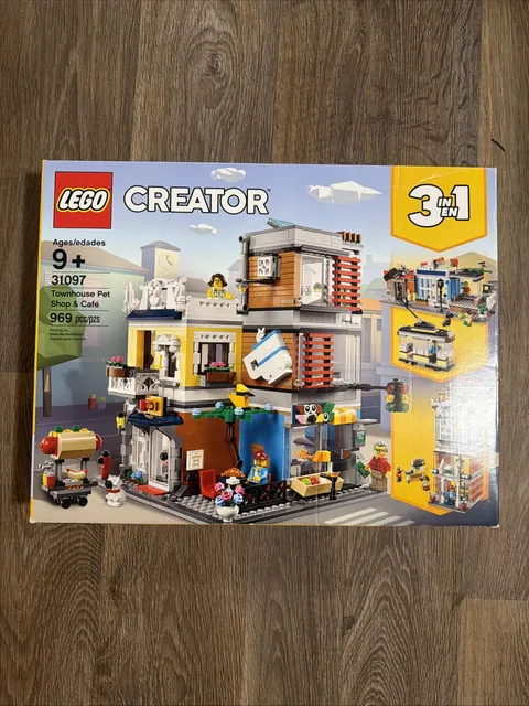 LEGO Townhouse Pet Shop & Cafe 31097 New Creator 3-in-1 Set