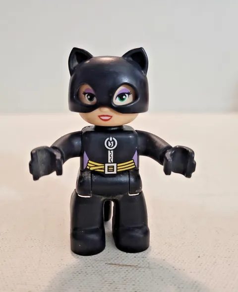 Lego Duplo Figure Catwoman black Cat Woman 47394pb188 set 10545
