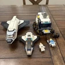 Mixed Lot Of Lego Incomplete Sets Space Shuttle w/Minifigures