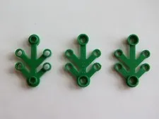 Lego Green Plant Tree Leaves Small LEGO 3  Lot 4201
