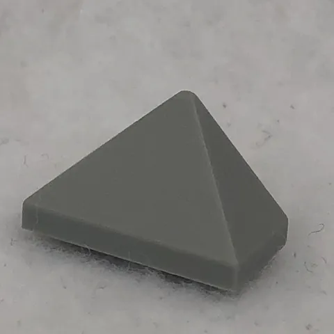 LEGO 15571 Light Bluish Gray Slope 45 2 x 1 Triple with Bottom Stud Holder (x1)