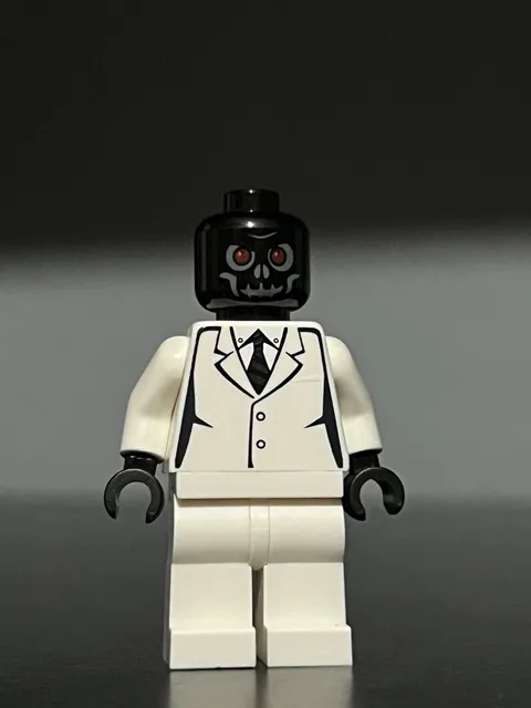 LEGO Batman DS Custom 2006 Pad Printed Black Mask W/ Official Lego Head
