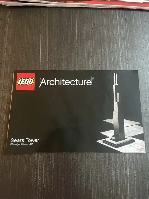 Lego Architecture Sears Tower Instruction Manual Only