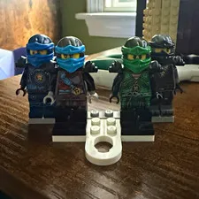 LEGO NINJAGO Minifigures Lot of 4 Ninja CUSTOM!