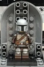 LEGO Star Wars Mandalorian Din Djarin sw1057 Durasteel Minifigure No Weapon