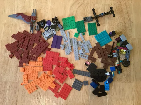 10 Ounces Lego Legos Lot Assorted Bricks 90623 ptera04 Pteranodon 22385pb210
