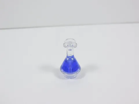 LEGO Trans Purple Vial Bottle Scientist Minifig S3