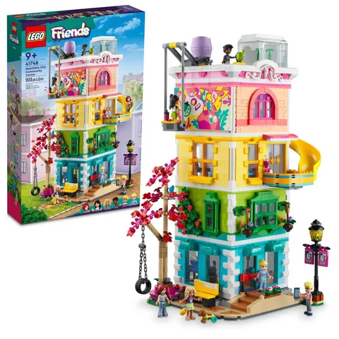 LEGO Friends Heartlake City Community Center 41748 Building Set 6 Mini Dolls