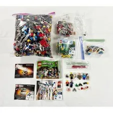 LEGO Bulk Lot 6 lbs Star Wars Minecraft Includes Minifigures Manuals Bricks