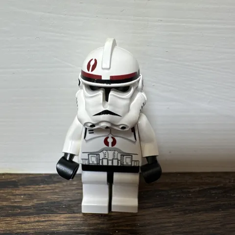 BARC Trooper Episode 3 7250 Red Clone Star Wars LEGO Minifigure Mini Figure