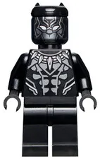 Black Panther - Dark Silver Armor, White Eyes - Used LEGO