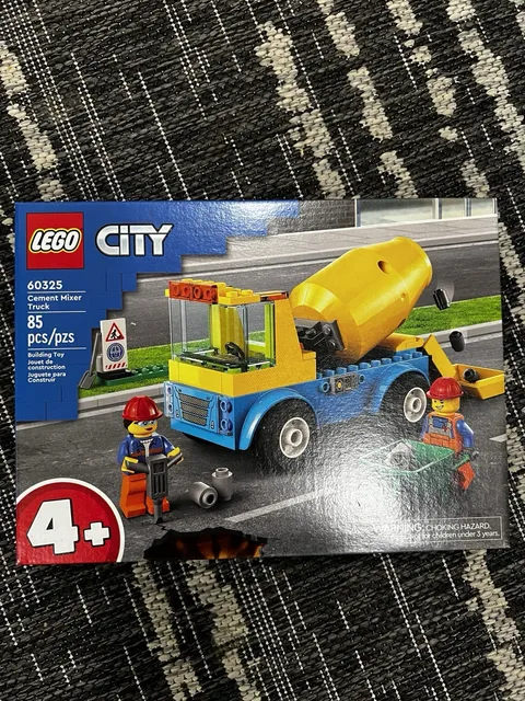 Lego City Cement Mixer Truck 60325 construction  worker architect design build