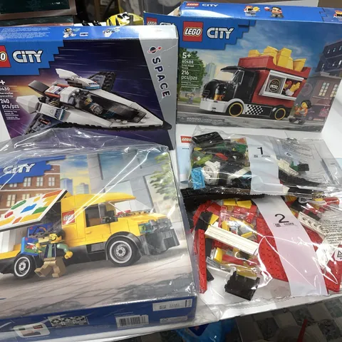 LEGO City Car 3 Opened Sets 60430 Space 60488 Fries 60500 LEGO Can Store Returns