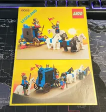 🏰📜Vintage - LEGO - #6055 Prisoner Convoy - Instruction Manual Legoland Castle