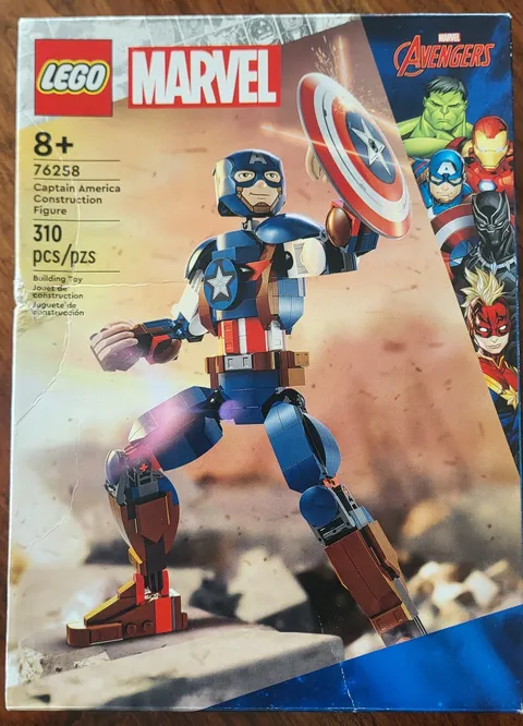 LEGO Super Heroes: Captain America Construction Figure (76258) New in the Box