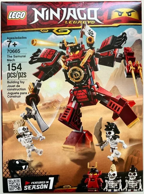 Lego 70665 The Samurai Mech Ninjago Legacy Season 1 Set Sealed 2019 NIB