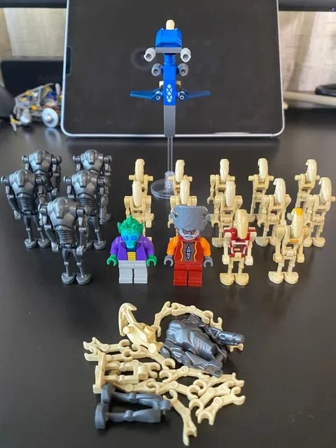 LEGO Minifigure Star Wars Nute Gunray Battle Droid Lot Set Bulk Sale Damaged