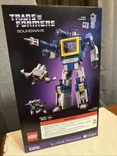 LEGO Icons Transformers Soundwave 10358 NEW Factory Sealed