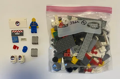 Lego 3366 Town City Satellite Launch Pad Space Exploration Complete 2011