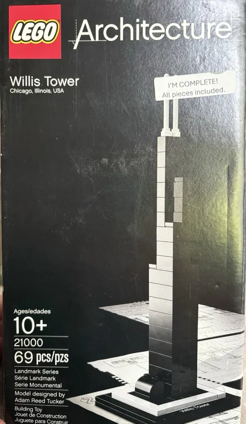 LEGO (21000) Architecture: Sears Tower Chicago - 100% Complete Box Instructions