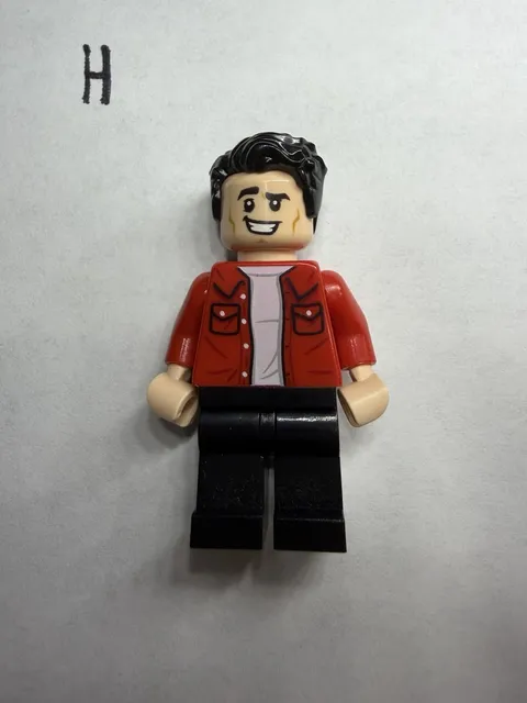 Lego Mini Figure Ideas TV Series Friends Joey Tribbiani from Set #21319