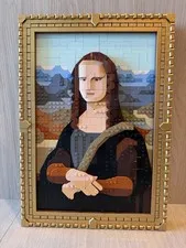 LEGO Art Mona Lisa 31213 Framed Wall Art Display Set 1503p Used No Box No Manual