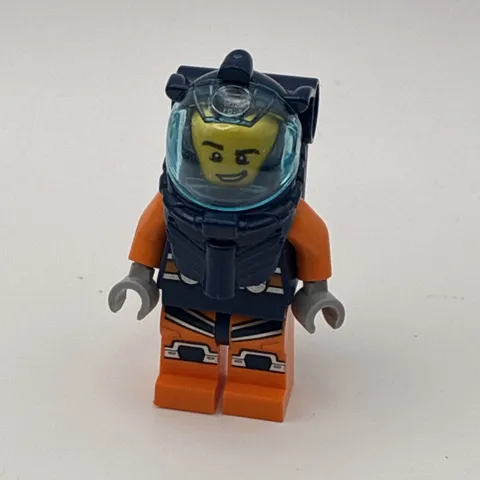 Town City LEGO® Deep Sea Diver Grin Explorers Male Minifigure 60265 cty1164