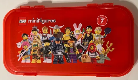 LEGO 499378 Minifigures Series 7 Red Collectible Storage Case Box