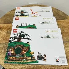 INSTRUCTION MANUAL ONLY from LEGO 10354 The Shire, All 3 books