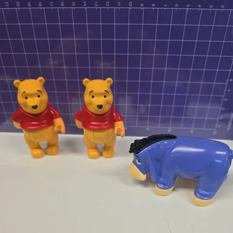 LEGO DUPLO Winnie the Pooh Lot - 2 pooh 1 Eeyore