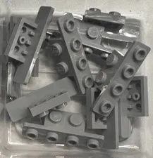 LEGO Bracket 1 x 2 - 1 x 4, 2436, Light Bluish Gray, QTY 10 Free Shipping