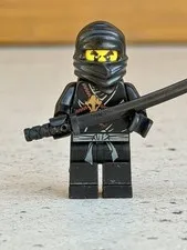Lego Ninjago The Golden Weapons Cole Minifigure njo0006 njo006 (DAMAGED)