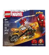 LEGO Marvel 76335 Spider-Man vs Ghost Rider Motorcycle 72pc NEW Sealed