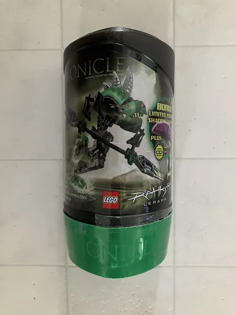 LEGO Bionicle 8589 Rahkshi Lerahk LIMITED EDITION Shadow Kraata Complete Set