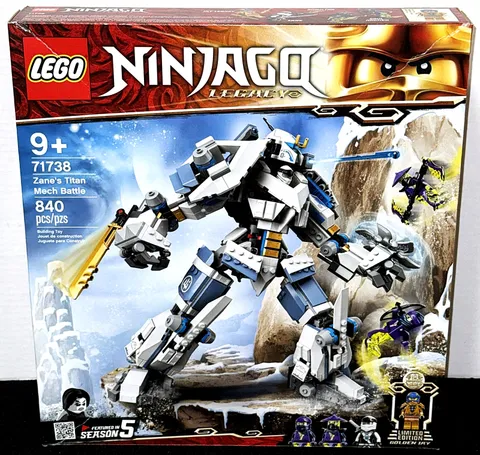 NEW SEALED! LEGO 71738 NINJAGO ZANE'S TITAN MECH BATTLE / POSSESSION / LEGACY