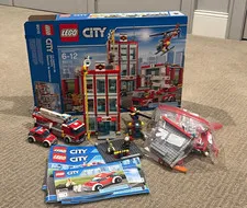 LEGO City Fire Station 60110  w/ Box and manuals