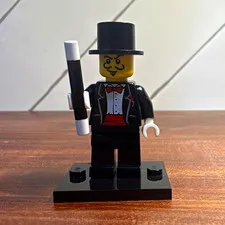 LEGO Minifigure Series 1 Magician COL009 8683-9 Complete w/ Wand Stand 2010